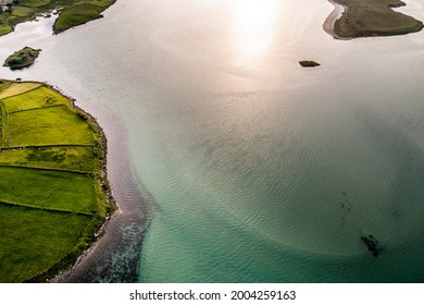 Aerial View Of The Townland Of Illancreeve, Lackaduff - County Donegal, Ireland