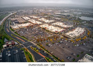 Aerial View of the Twin Cities Suburb of Maple Grove, Minnesota - Shutterstock ID 2077172188