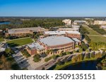 Aerial view of University of Central Florida campus in Orlando.