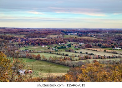 Aerial View Urbana Sugarloaf Mountain Maryland Stock Photo 1154457013 ...