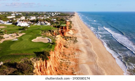 Aerial view of Vale do Lobo, Portugal. - Shutterstock ID 1930580174