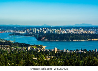 Aerial View Of Vancouver, Canada