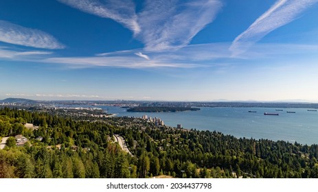 Aerial View Of Vancouver And Lower Mainland