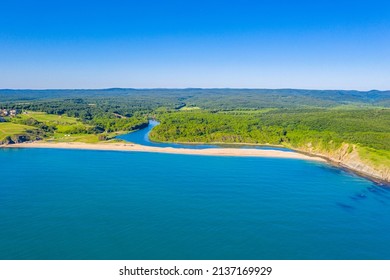 Aerial View Veleka Beach Bulgaria Stock Photo 2137169929 | Shutterstock