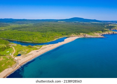 Aerial View Of Veleka Beach In Bulgaria