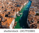 Aerial View of Venice near Saint Mark