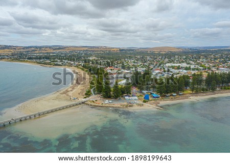 Aerial view of Victor Harbor in Australia