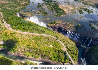 Victoria Falls Zimbabwe Stock Photo (Edit Now) 1021089709