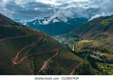 Aerial View Of Vilcabamba, Tarma - Junin