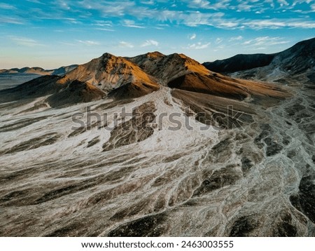 Sahara sand on the last rest of snow