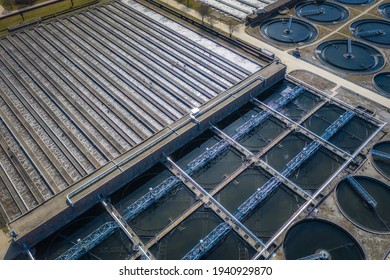 Aerial View Of Water Reclamation Plant