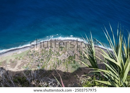 Similar – Blaues Glück Madeira Küste