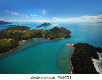 Aerial View Of The Whitsunday Islands