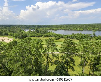 Aerial View From The Woodlands In Texas, USA