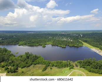 Aerial View From The Woodlands In Texas, USA