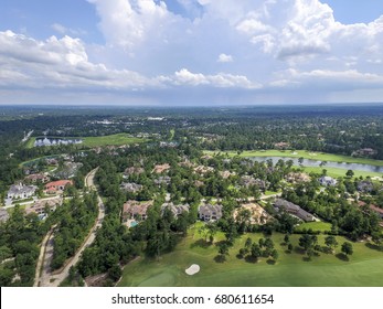 Aerial View From The Woodlands In Texas, USA