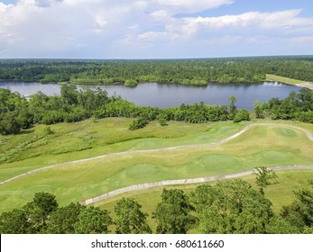 Aerial View From The Woodlands In Texas, USA