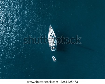 Similar – Image, Stock Photo Aerial Drone View Of Old Shipwreck Ghost Ship Vessel