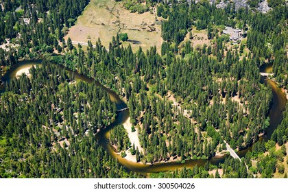 Aerial View At Yosemite National Park