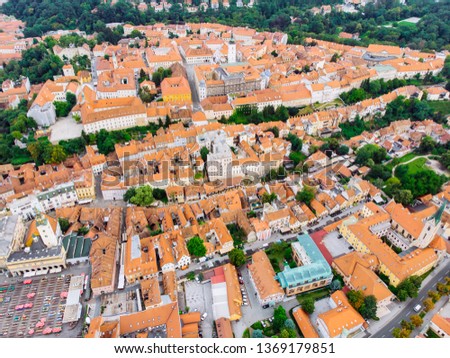 Similar – Aerial View Of Brasov City In Romania