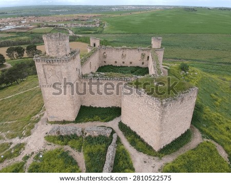 Aerial Views of Barcience Castle: A Medieval Fortress Hidden in the Spanish Landscape