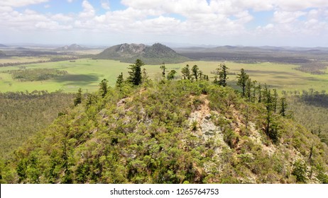 Aerial Views Of Mount Jim Crow National Park Near Yeppoon, QLD