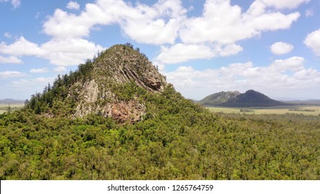 Aerial Views Of Mount Jim Crow National Park Near Yeppoon, QLD