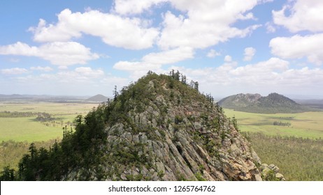 Aerial Views Of Mount Jim Crow National Park Near Yeppoon, QLD