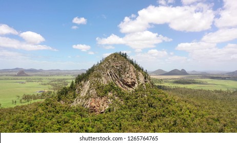 Aerial Views Of Mount Jim Crow National Park Near Yeppoon, QLD