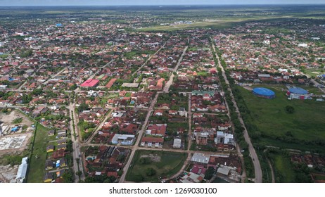 Aerial Views Of Trinidad In Bolivia.