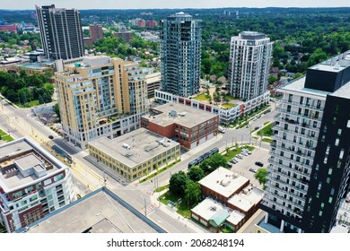 An Aerial Of Waterloo, Ontario, Canada City Center