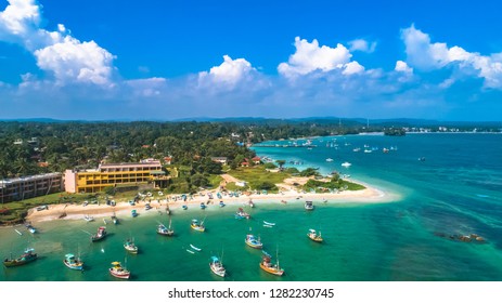 Aerial. Weligama, Sri Lanka.