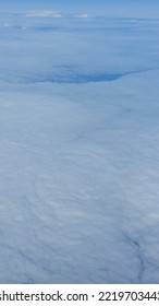aerial window view of clouds