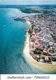 Aerial Of Zanzibar, Stone Town