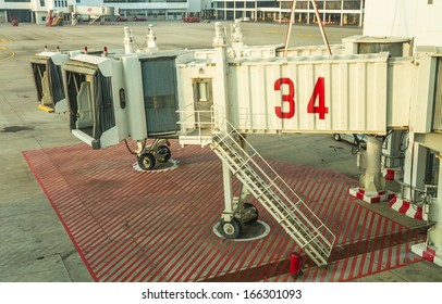 Aerobridge In Airport