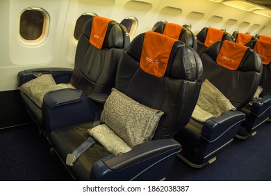 Aeroflot Airbus A319 Bussines Class Seats (March 2018, Vilnius Airport, Lithuania) 