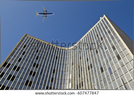 Similar – Image, Stock Photo a bird comes flying Bird