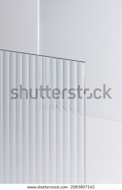 Aesthetic\
background with patterned glass\
texture