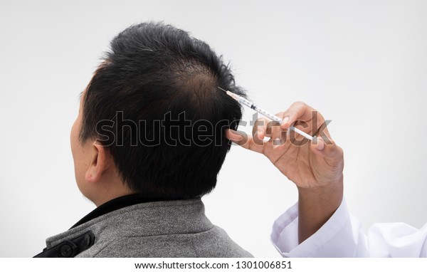 Aesthetics Doctor Inject Treatment Serum Vitamins Stock Photo