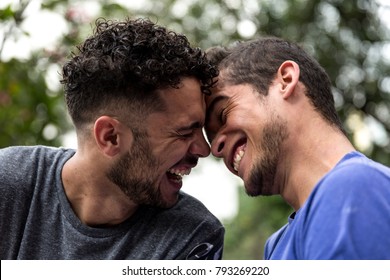 Affection of a Gay Couple - Shutterstock ID 793269220