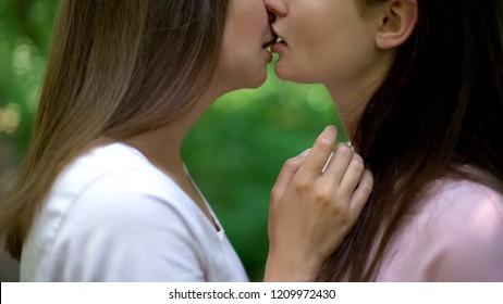 Sensual Lesbian Kisses