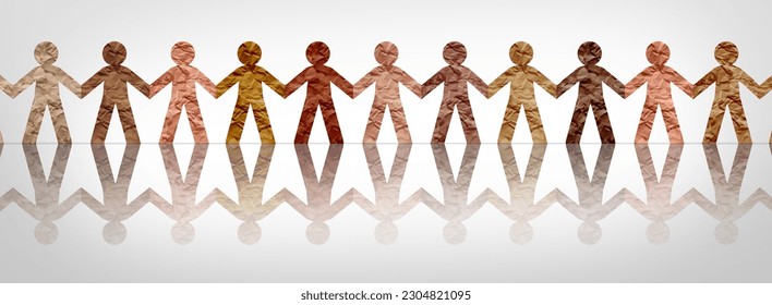 Affirmative action as diversity inclusion or equal opportunity as policies for employment equity quota systems for minority groups for fairness and social justice in a multicultural society. - Shutterstock ID 2304821095