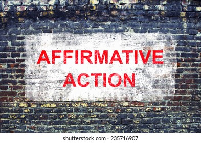 Affirmative Action. Poster Concept.