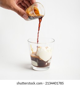 Affogato With Vanilla Ice Cream