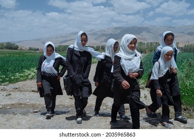 Afghan Girls Attend School In Herat. Afghanistan.2019