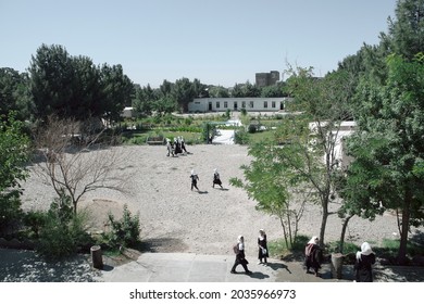 Afghan Girls At School In Herat. Afghanistan.2019