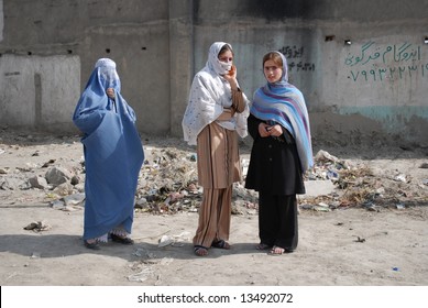 Afghan Women On The Street