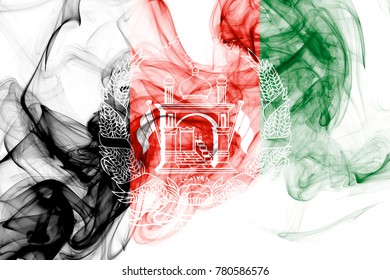 Afghanistan Smoke Flag