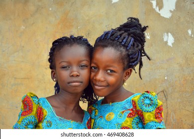 AFRICAN - 15 AUGUST 2016: Young Vibrant Nigerian Children Comes Out For A Portrait Session On 15 AUGUST 2016.