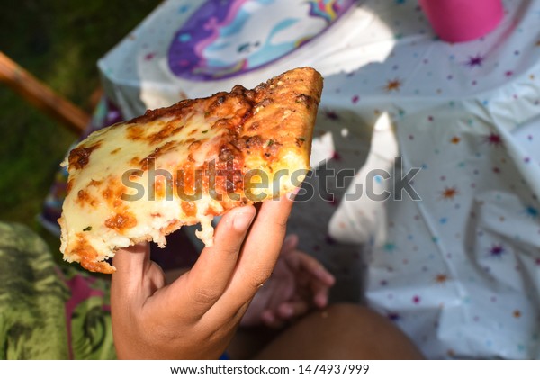 African American Child Hand Holding Piece Stock Photo Edit Now